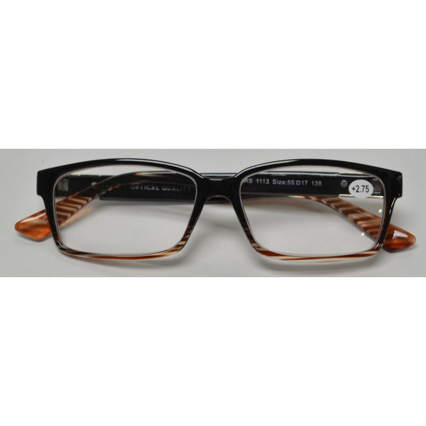 Classic Rectangular Reading Glasses 4 Pack