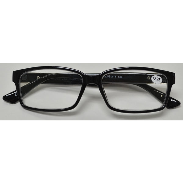 Classic Rectangular Reading Glasses 4 Pack