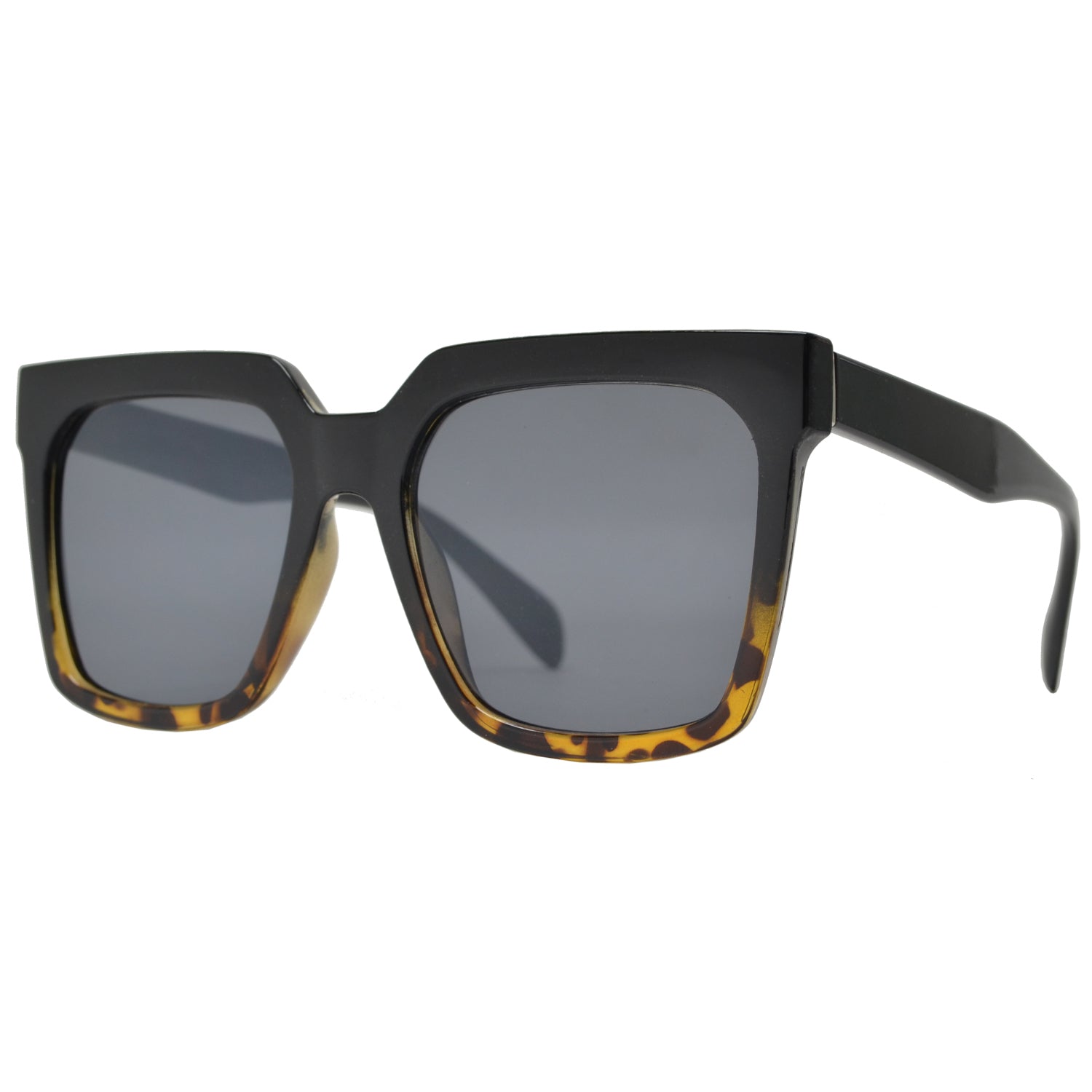 Oversize Square Sunglasses Men Flat Lens Brand Designer Fashion
